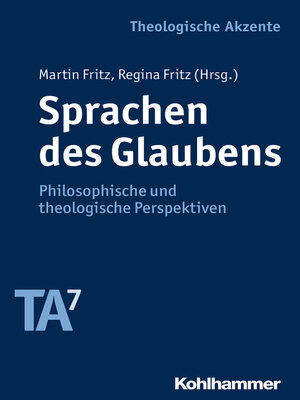 cover image of Sprachen des Glaubens